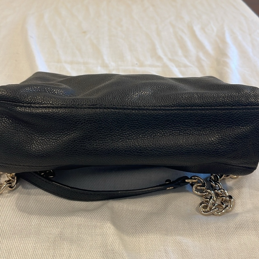 3112107 Kate Spade Vintage Purse Solid Black Women cross body EUC pebble leather - Picture 2 of 14